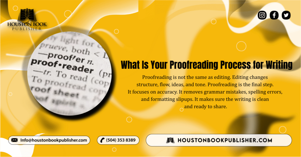 What Is Your Proofreading Process for Writing