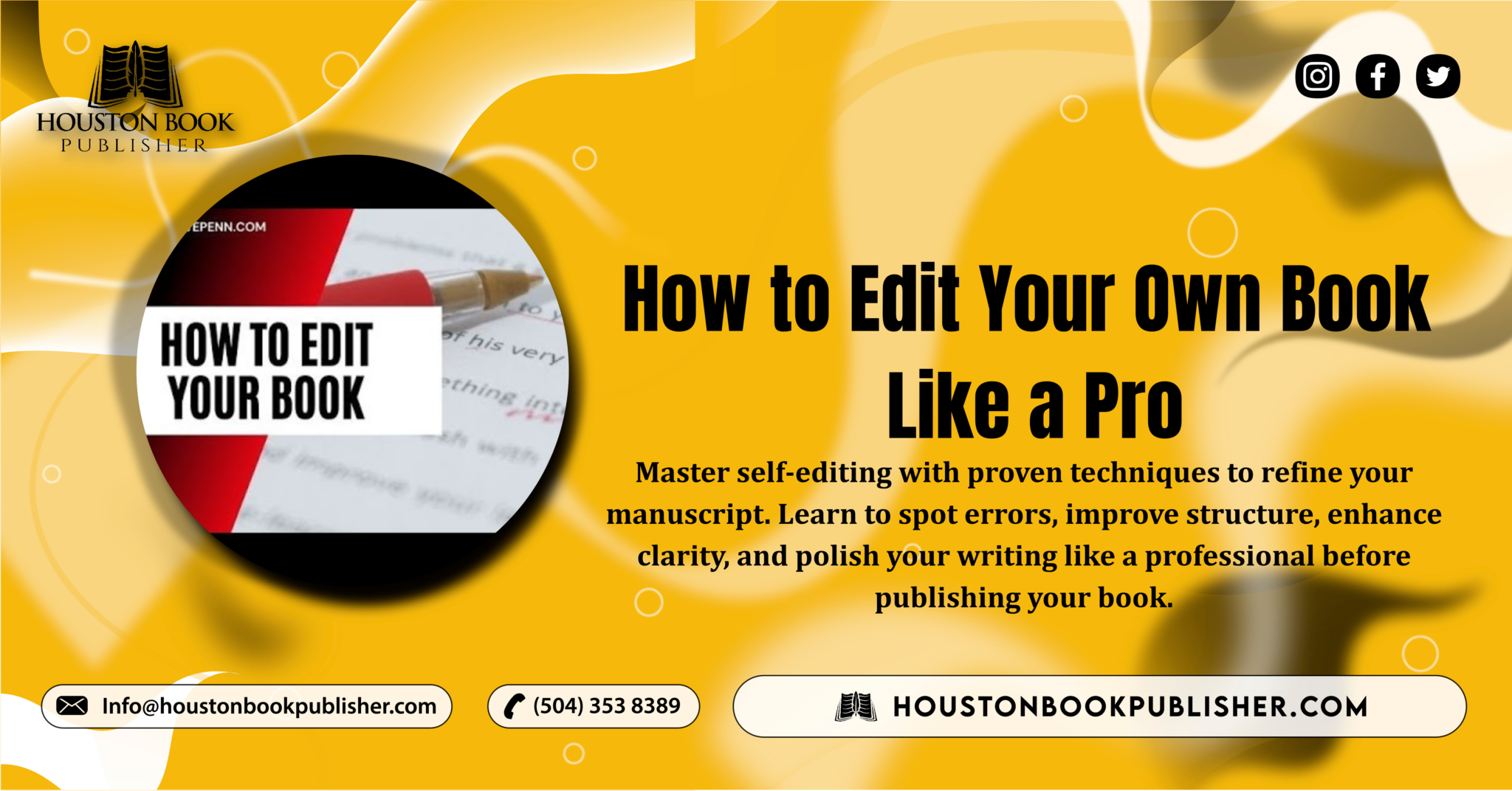 How to Edit Your Own Book Like a Pro